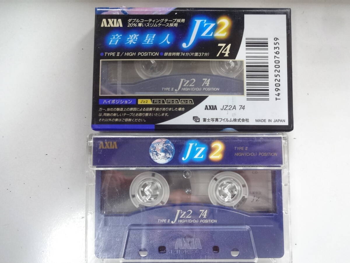AXIA J'z2 ハイポジション74分 カセットテープ スリムケース JZ2A 富士写真フィルム アクシア 1本新品　1本使用済み？_画像3