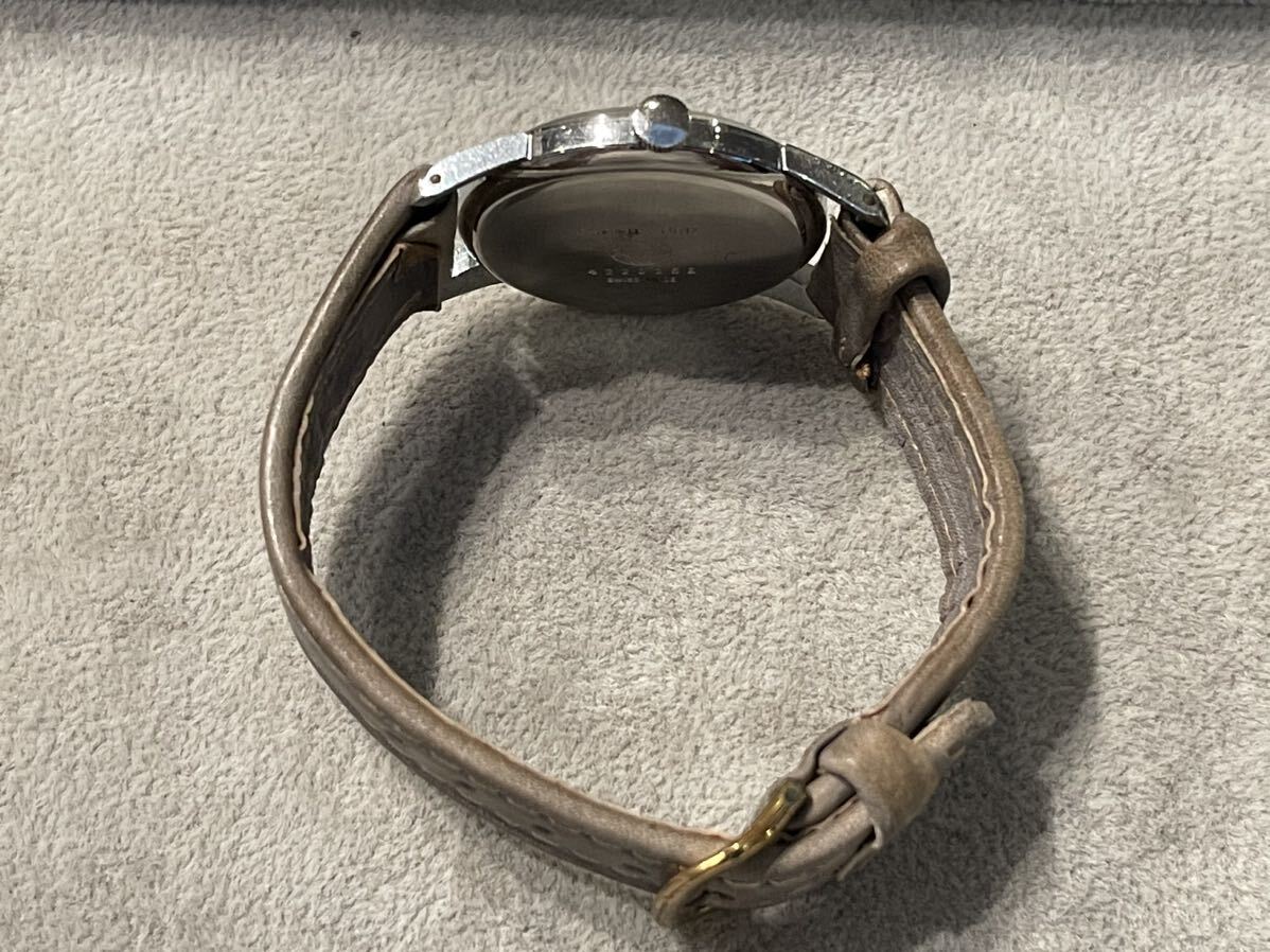1円スタート 稼働 MOERIS モーリス GRANDS PRIX 手巻き 17石 ヴィンテージ アンティーク メンズ腕時計の画像4