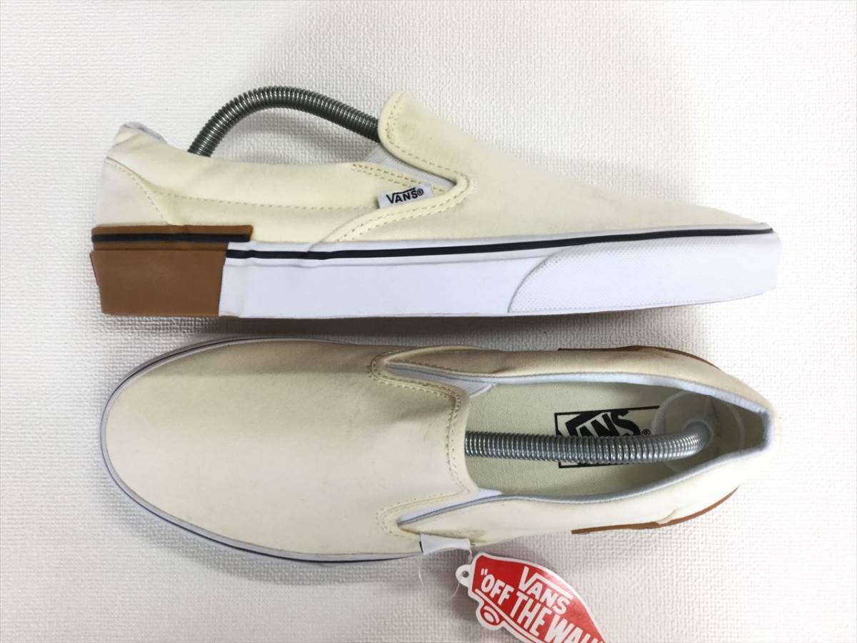 VANS CLASSIC SLIPON クラシック 生成り ガムブロック US11 (29cm) アメリカ企画限定 バンズ スリッポン_画像5