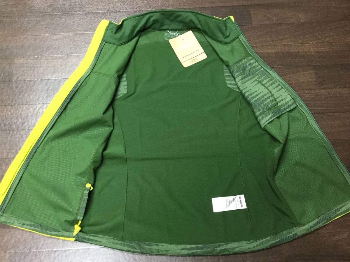  postage included!! PATAGONIA Wind Shild Vest FLGR green series (XS) new goods Patagonia tore Ran the best 