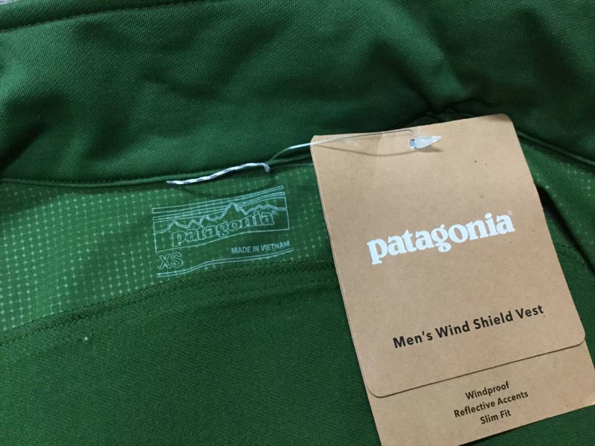  postage included!! PATAGONIA Wind Shild Vest FLGR green series (XS) new goods Patagonia tore Ran the best 