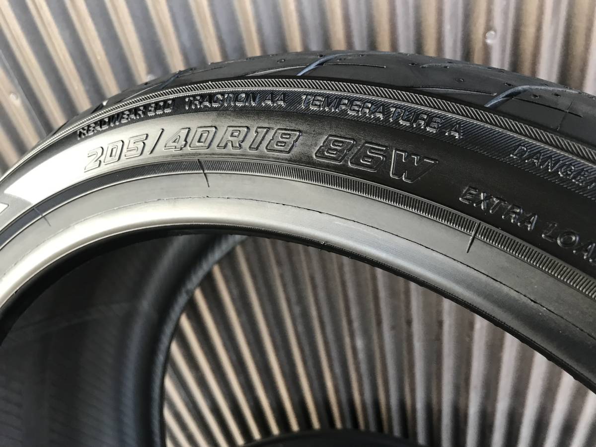 【在庫ラスト】2022年製 新品 ヨコハマタイヤ 205/40R18 86W ADVAN FLEVA V701 　2本セット◆D2614_画像3