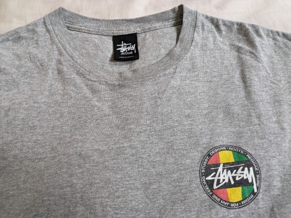 ステューシー Stussy Tシャツ ラスタカラー サイズM 即決_画像1