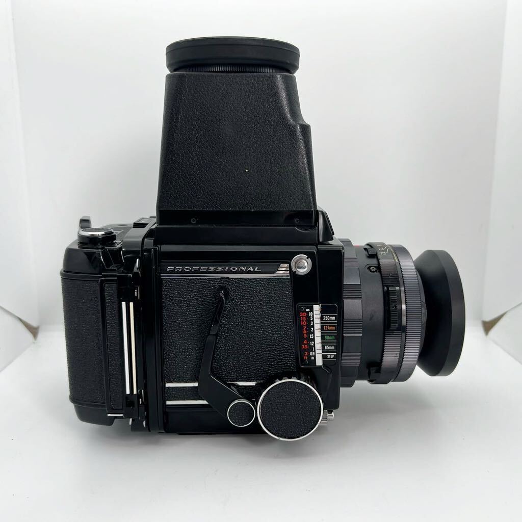 Mamiya RB67 PROFESSIONAL 1:3.8 F=90mm ファインダー フィルムバック フィルター レリーズ 中判カメラ シャッター巻き上げOK 現状品_画像5