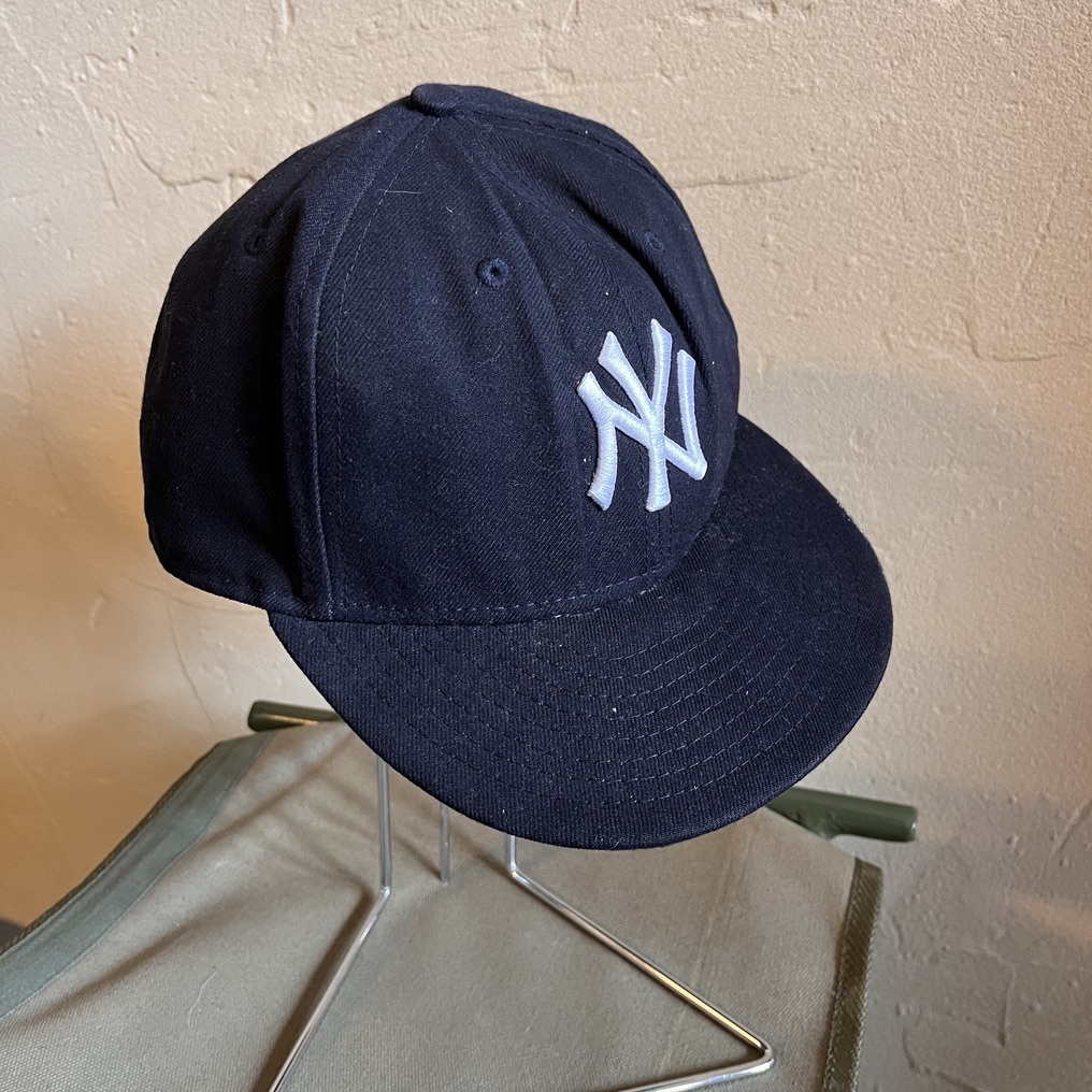 NEW ERA ニューエラ オフィシャルオンフィールドキャップ 帽子 ニューヨークヤンキース NY チームロゴ刺繍キャップ 7 5/8 60.6cm_画像1