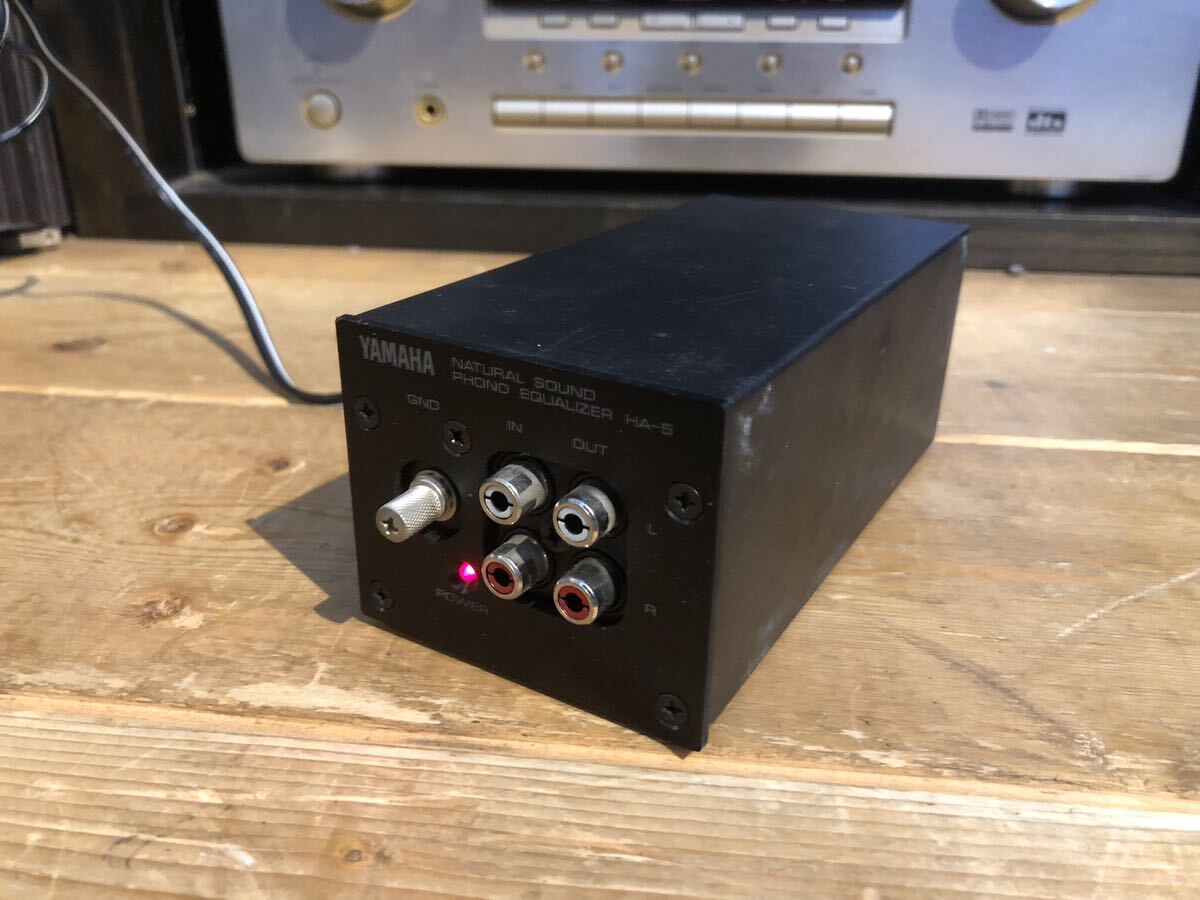 通電OK! YAMAHA HA-5 NATURAL SOUND PHONO EQUALIZER ヤマハ 通電OK! YAMAHA HA-5 NATURAL SOUND PHONO EQUALIZER ヤマハ