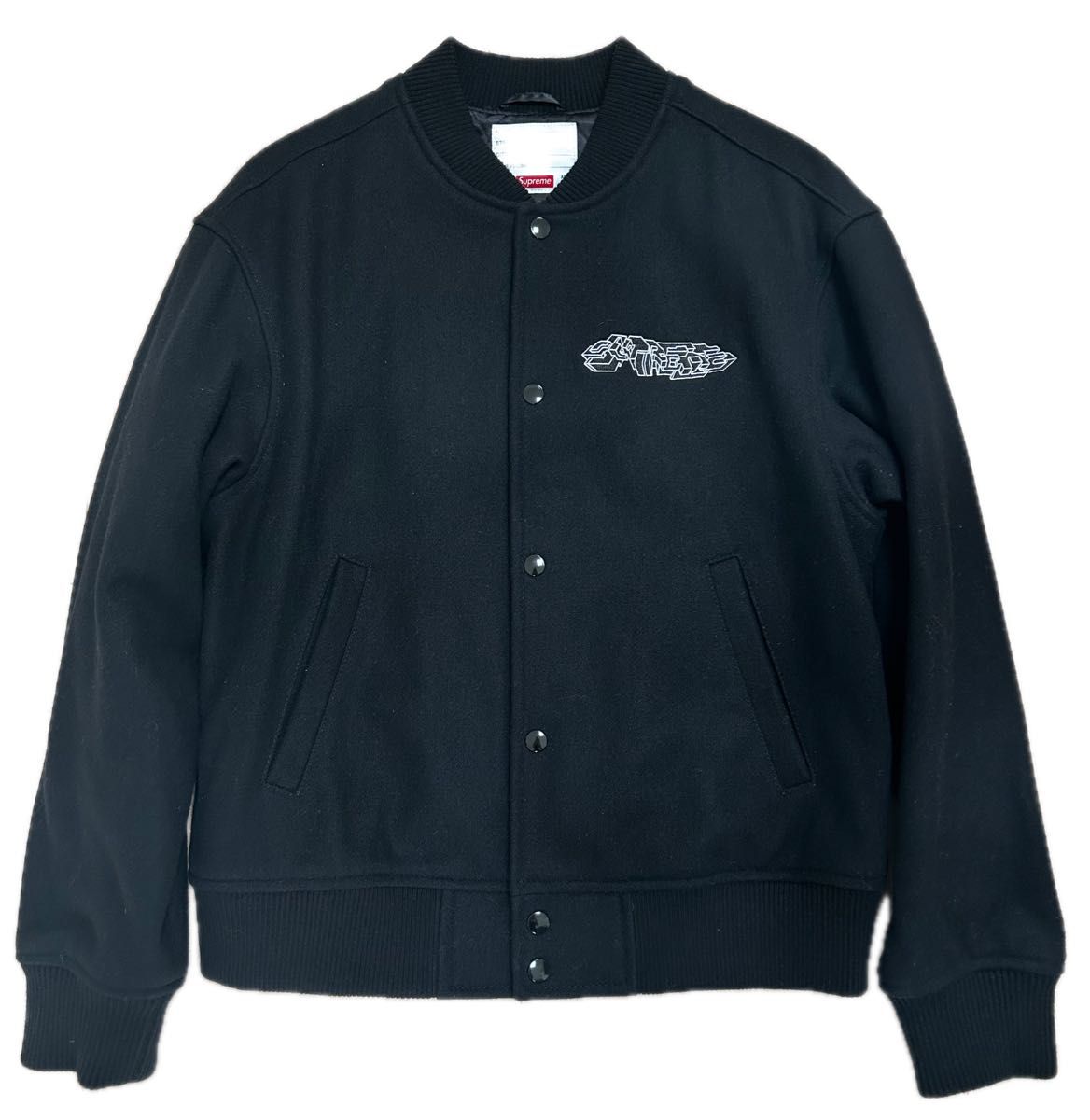 19AW Supreme Delta Logo Varsity Jacket S スタジャン バーシティジャケット モーガン蔵人着