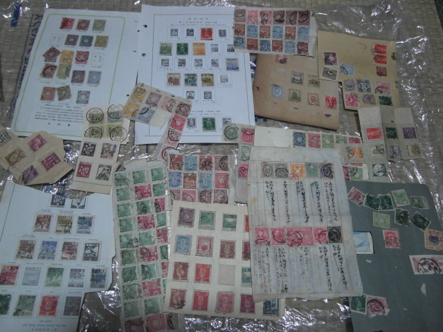  Japan cut paper attaching used . stamp regular taste approximately 2 kilogram ( war front thing, other )* explanation field refer please 