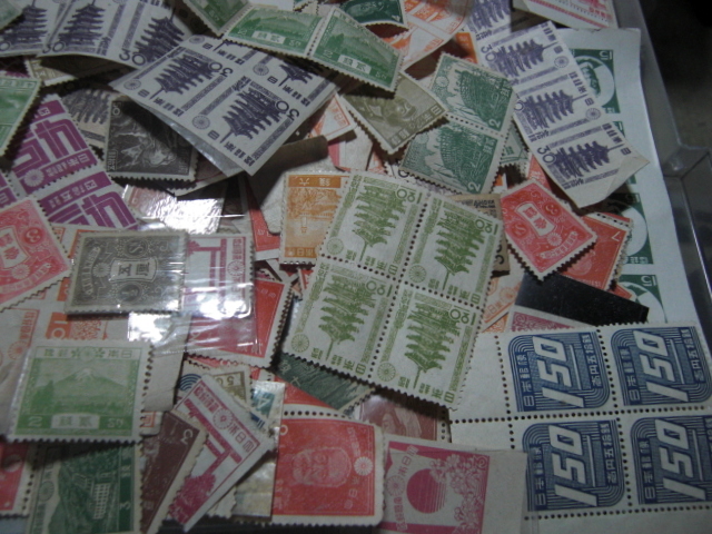 日本普通切手未使用（戦前、主に昭和切手～昭和２０年代位）１０００枚以上＊説明欄参照_画像5