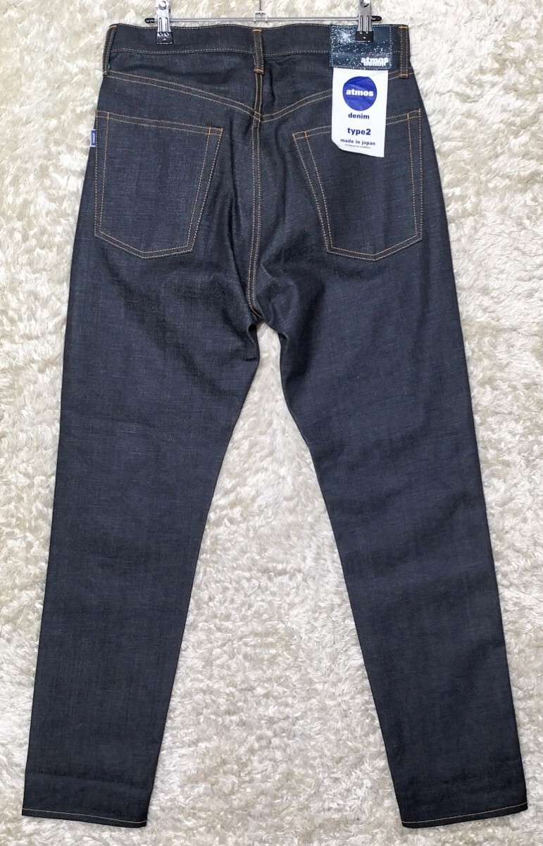 【未使用★ベルベルジン藤原裕氏コラボ】W31 atmos 片耳 セルビッチデニムパンツ◆2019ss denim type2☆アトモス (3153)_画像8