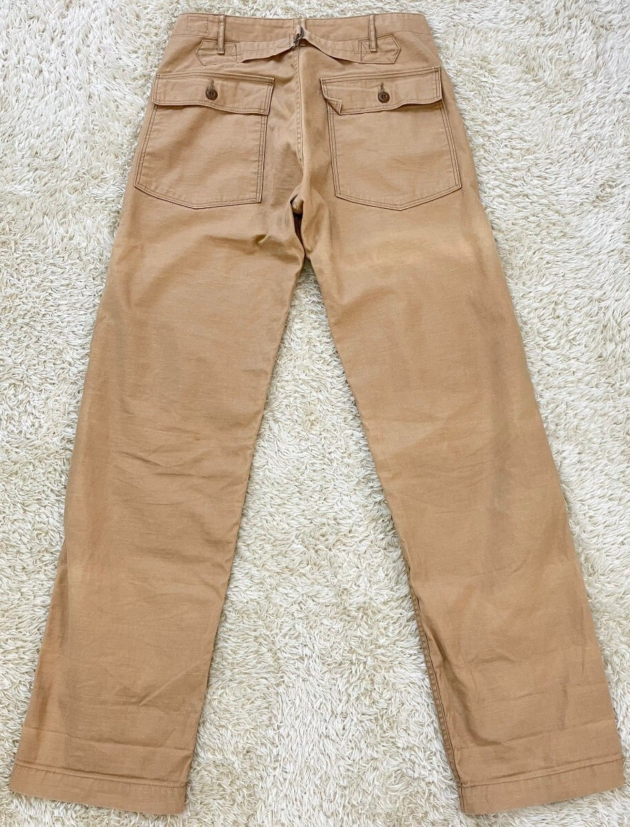 [sinchi back *] size 2 superior article orslow military Baker pants / beige *fa tea g* or s low (4)