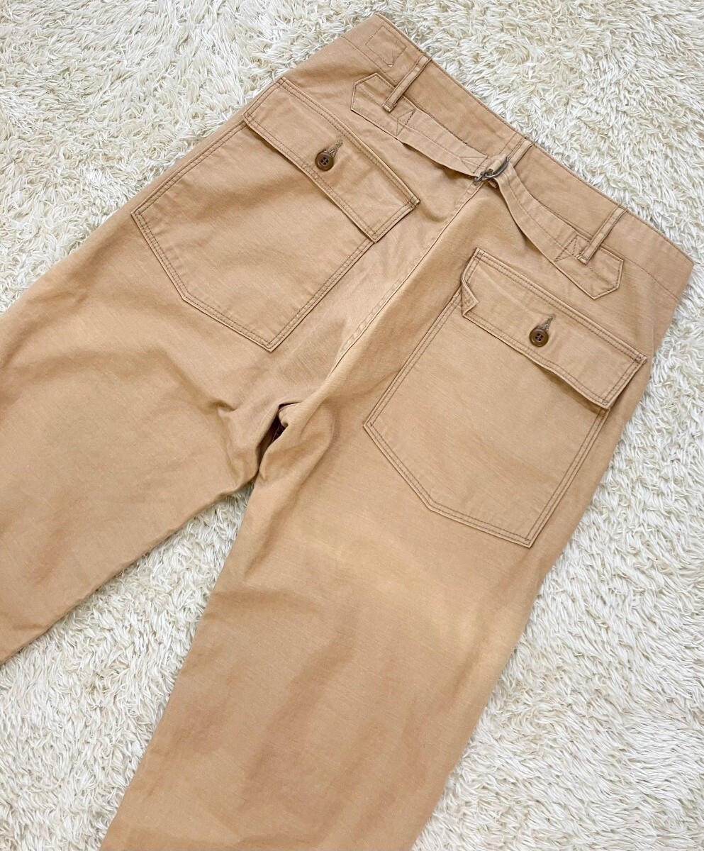 [sinchi back *] size 2 superior article orslow military Baker pants / beige *fa tea g* or s low (4)