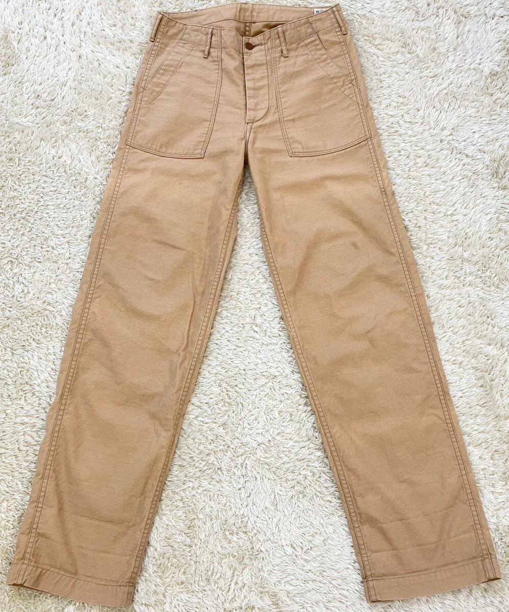 [sinchi back *] size 2 superior article orslow military Baker pants / beige *fa tea g* or s low (4)