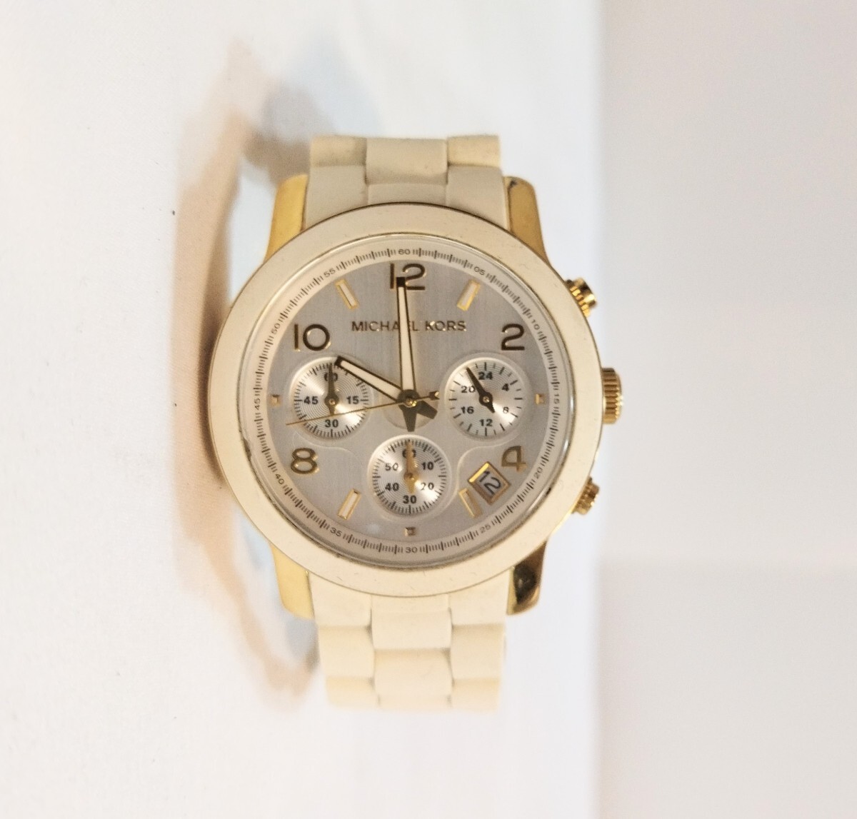 【MICHAEL KORS】 MK-5145　251310　258801　マイケルコース　腕時計　ホワイト　白系　003JHHJU42_画像1