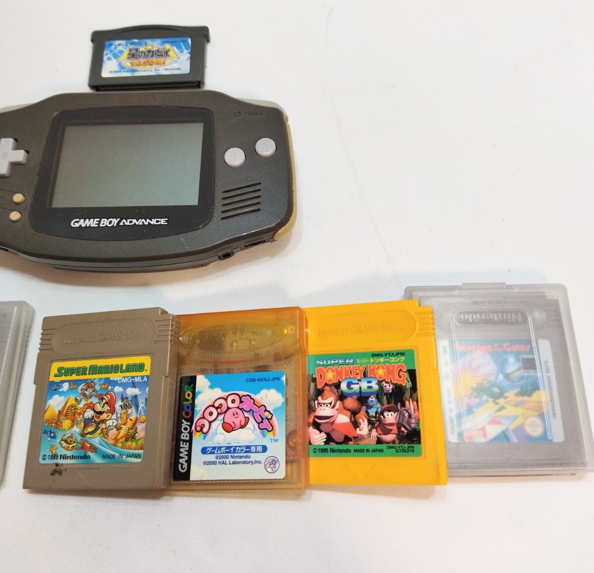 【GAMEBOY ADVANCE A＆ソフト8点】ゲームボーイアドバンス＆ ソフト 8点セット　まとめ　稼働品　　003JHHJU61_画像2