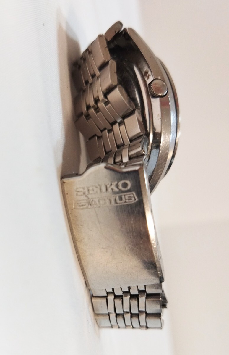 【SEIKO】 SEIKO 5ACTUS 7019-7060 セイコーファイブ 21石 デイト機能付き腕時計 稼動品 純正ベルト 003JJHJU12の画像5