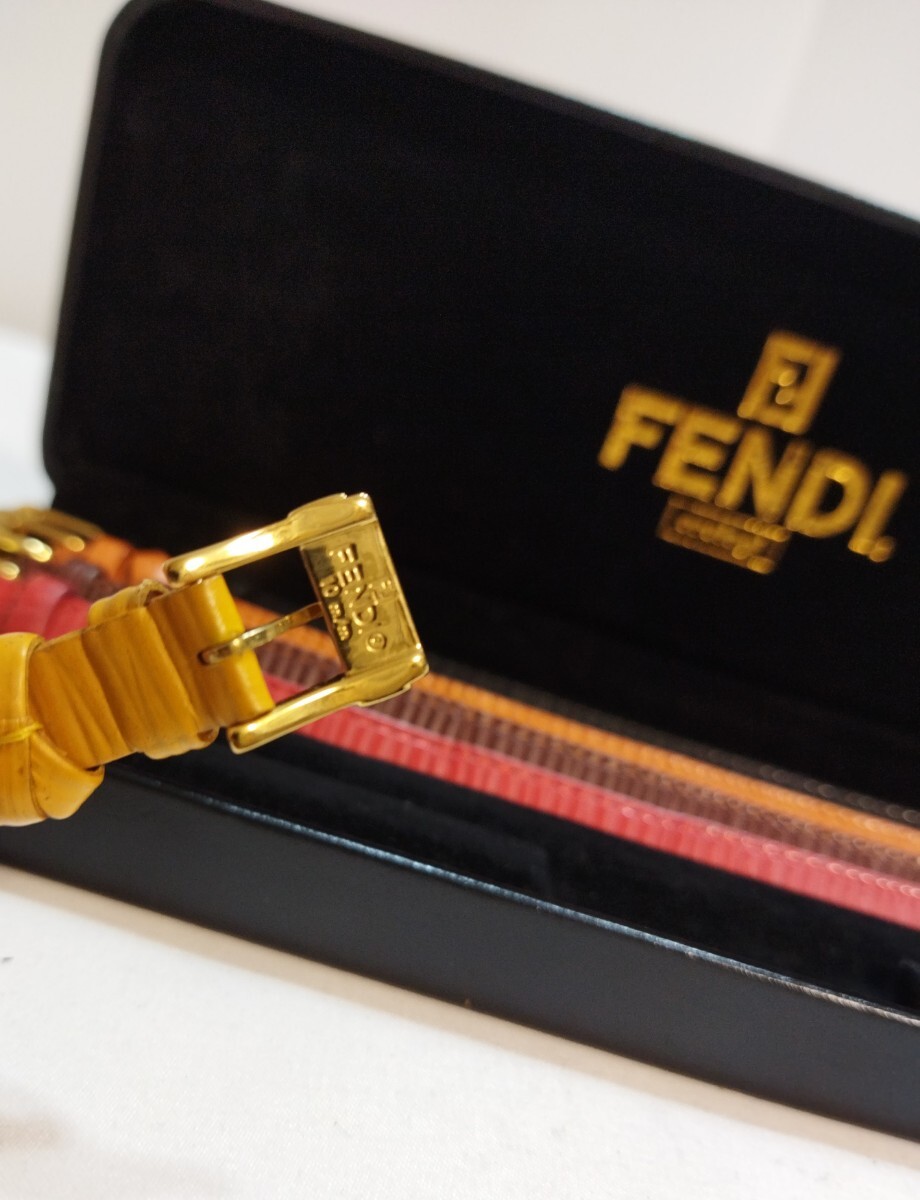 【FENDI】orologi フェンディ チェンジベルトのみ 5色セット　ブレスレットにも　替えベルト　 005JLHJU57_画像6