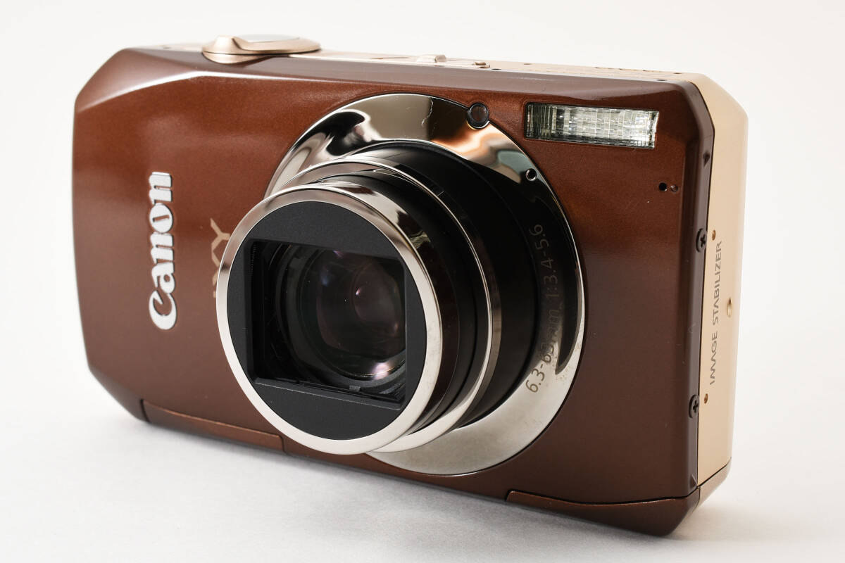 ■美品■ キャノン Canon IXY 50S ブラウン 【初期付属品完備・カメラケース付属】#603001