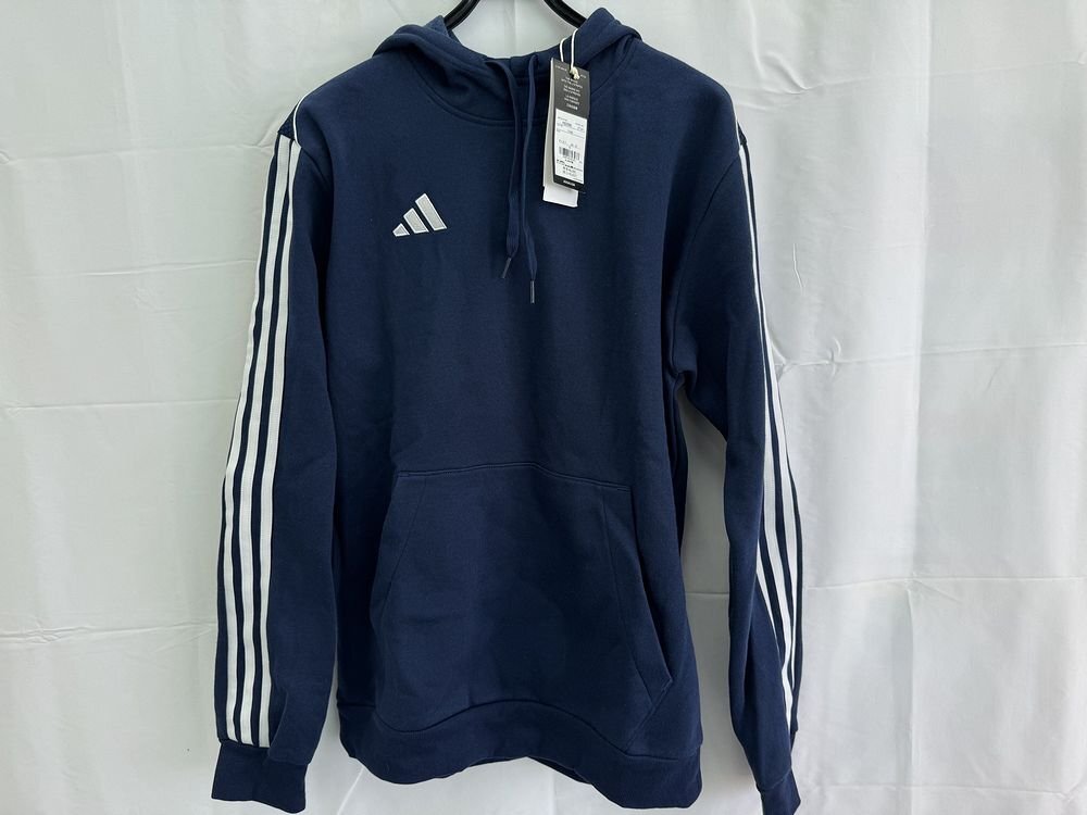 ◎アディダス　adidas　上下セットアップ　パーカー　スウェット　パンツ　セット　紺　ネイビー　裏起毛　Mサイズ　新品未着用品　S_画像3