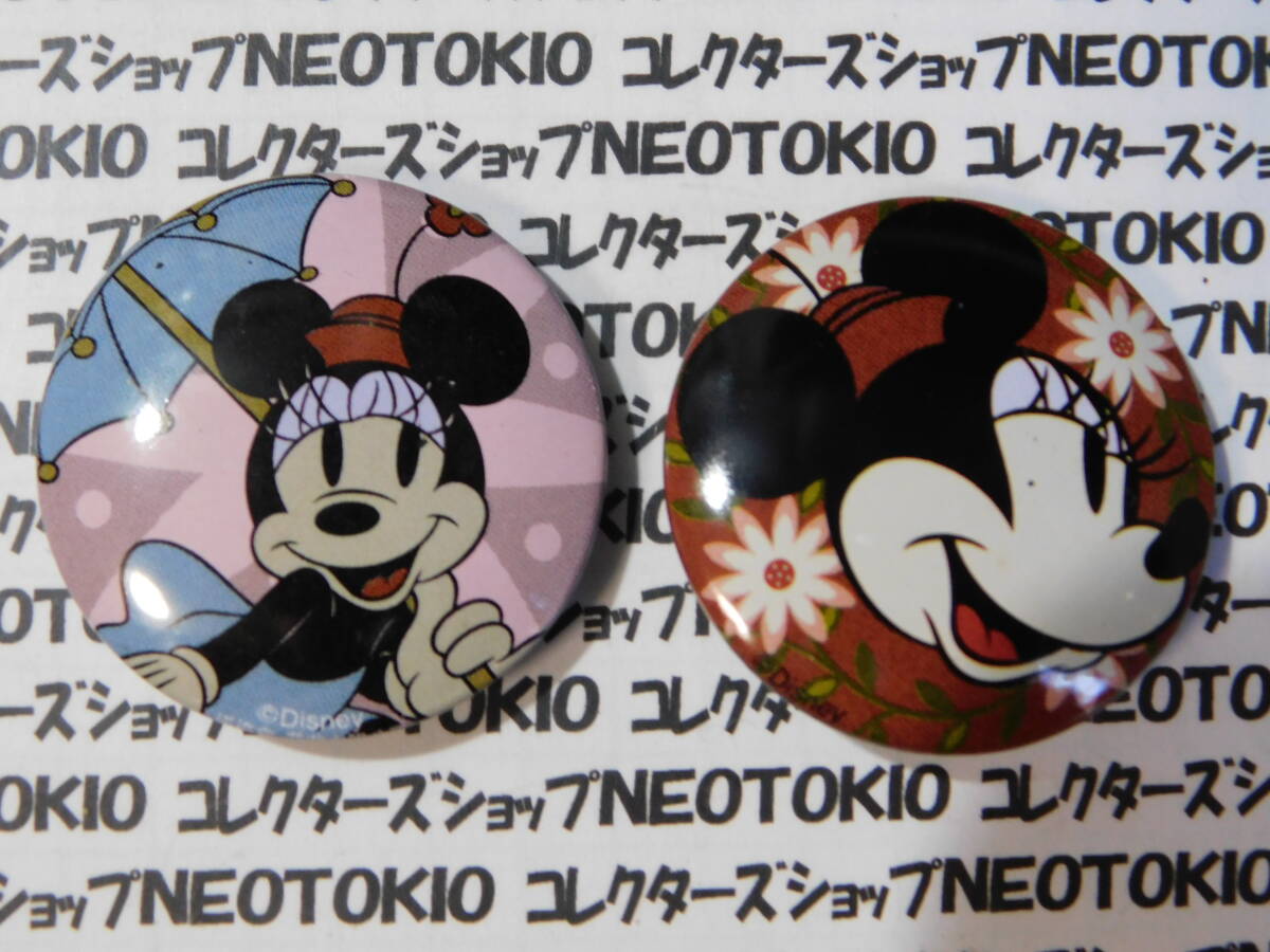 【100円スタート】ディズニー ミッキーマウス ミニーマウス 缶バッジ6種セット・P_画像6