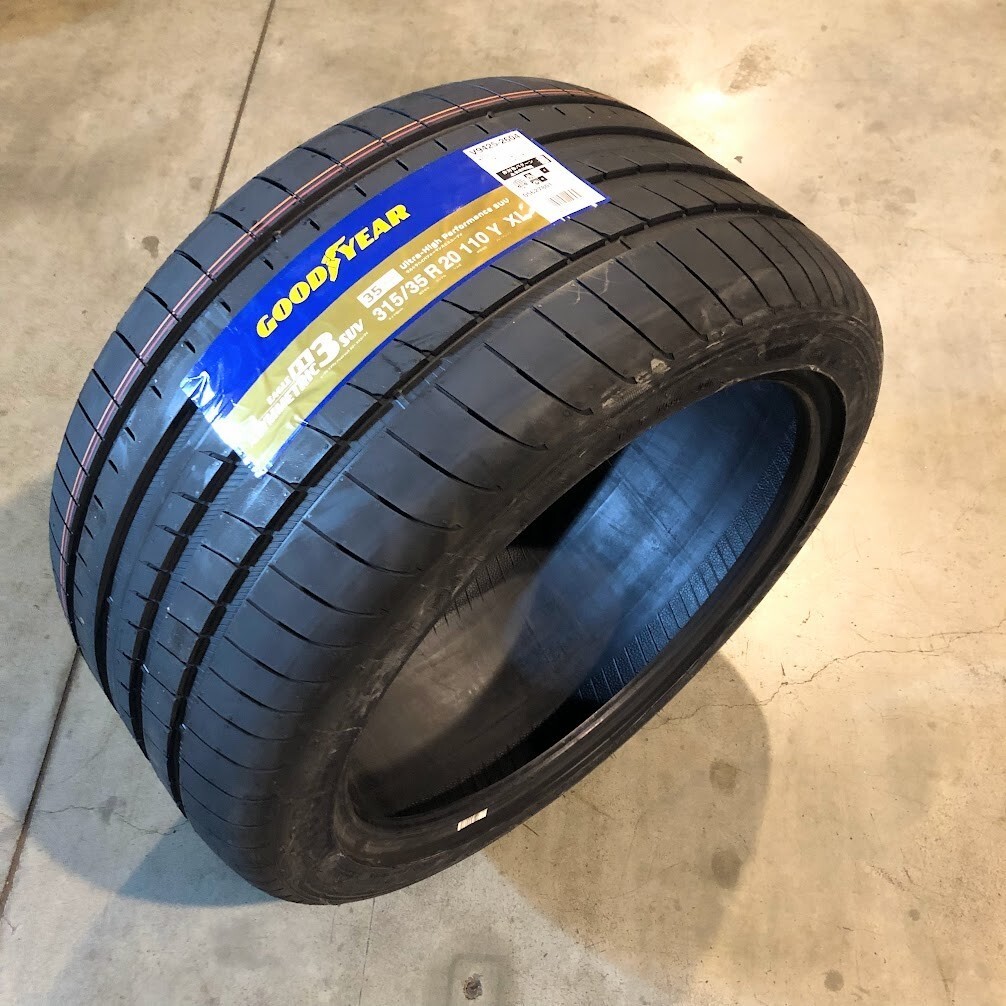 保管袋付 (IK319.7) 送料無料 [2本セット] GOODYEAR EAG F1 ASY3 SUV XL FP　315/35R20 110Y 2020年以降製造 室内保管 315/35/20 夏タイヤ._画像1