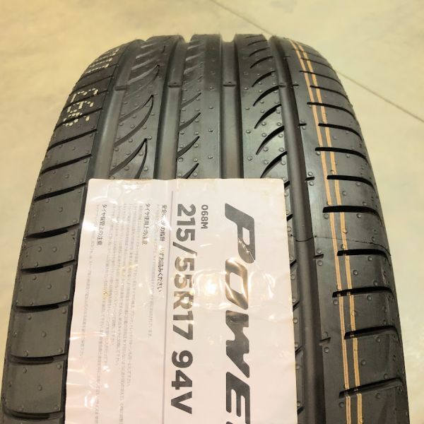 保管袋付 (IT003.7) 送料無料 [4本セット] ピレリ パワジー 215/55R17 94V 2024年製造 室内保管 夏タイヤ 215/55/17の画像3