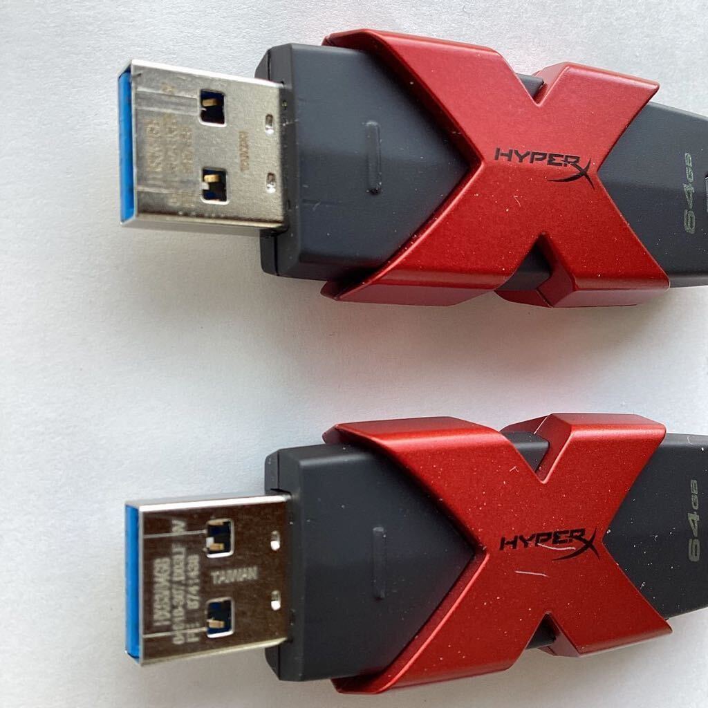 USBメモリ 64GB 2個セット キングストン Kingston USB3.0 HyperX Savage HXS3/64GB_画像6