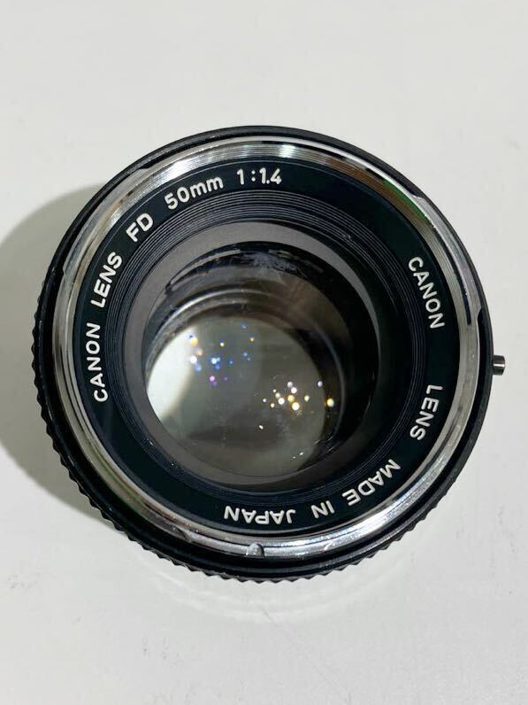 ジャンク Canon Lens FD 50mm F1.4 単焦点レンズ 動作未確認 の画像2