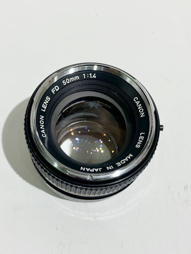 ジャンク Canon Lens FD 50mm F1.4 単焦点レンズ 動作未確認 の画像1