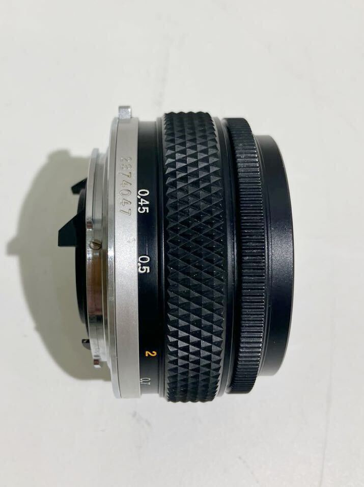 ジャンク OLYMPUS OM-SYSTEM MC AUTO-S 50mm F1.8 動作未確認 レンズ汚れあります。の画像3
