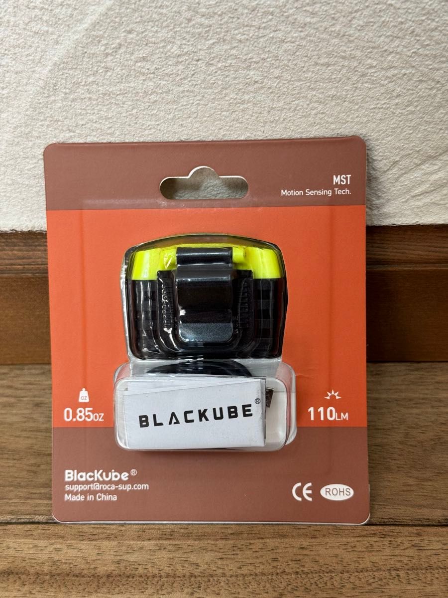 【新品未使用】BLACKUBE 充電式 キャップライト 帽子ライトクリップ