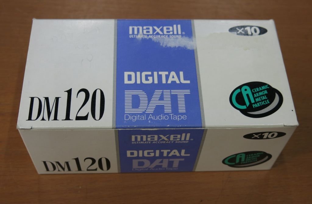 maxell DATテープ DM120 9本 DM90 1本 計10本セット 録音済み中古品の画像7