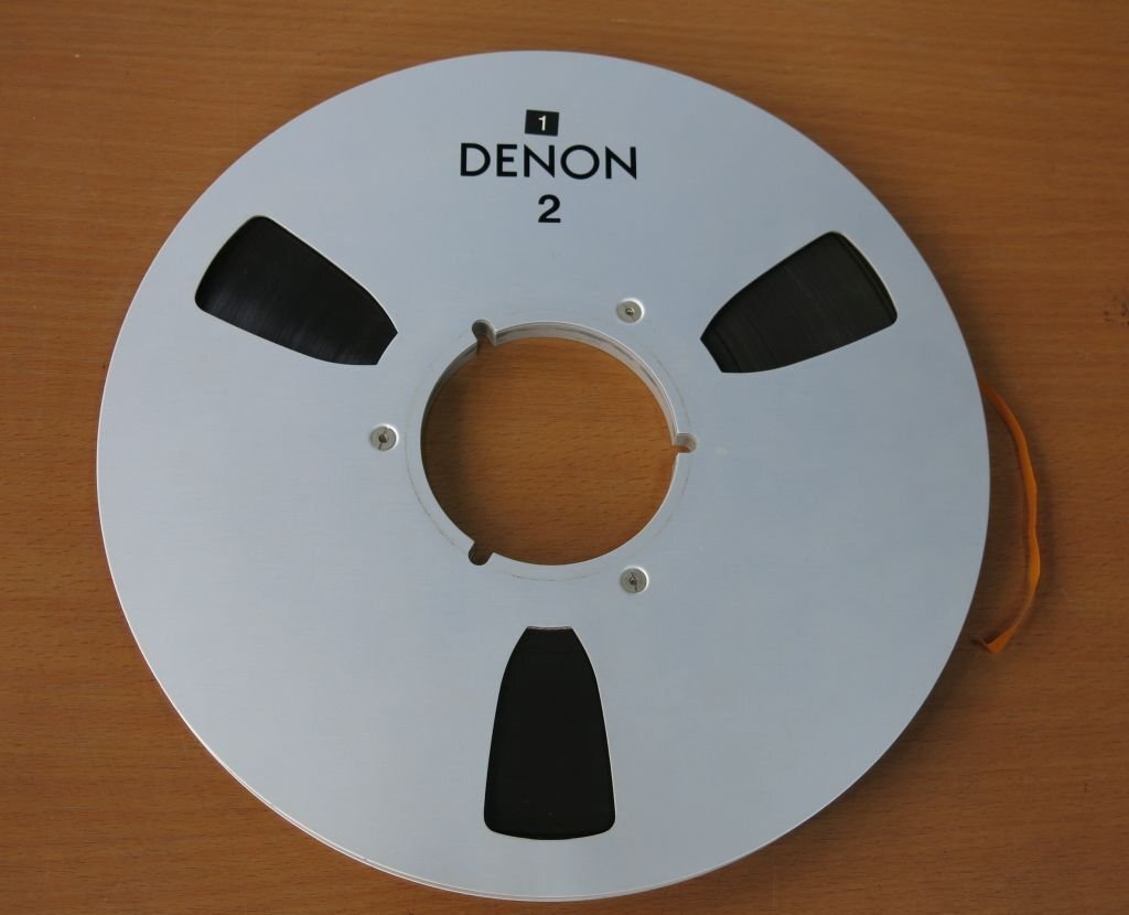 DENON 10号メタルリール テープ付き 中古品の画像5