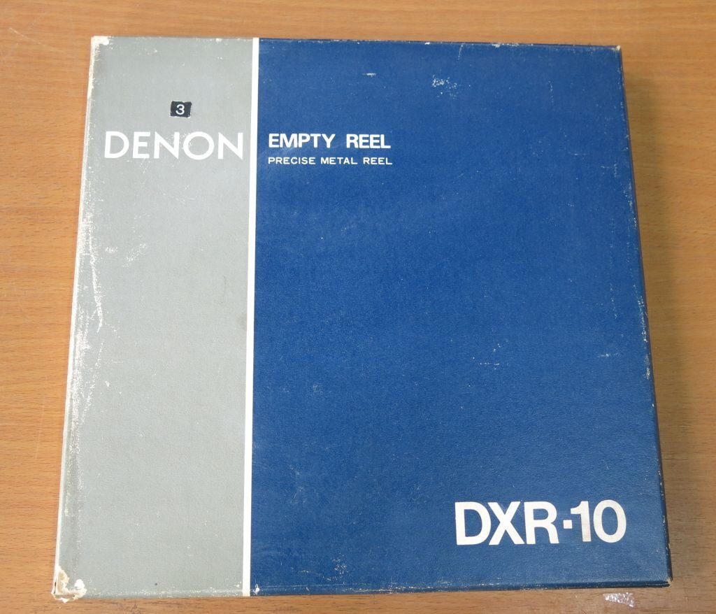 DENON 10号メタルリール テープ付き 中古品の画像10