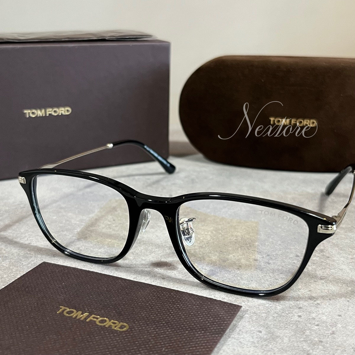 正規品 新品 トムフォード TF5715DB 001 メガネ サングラス 眼鏡 アイウェア TOM FORD_画像1