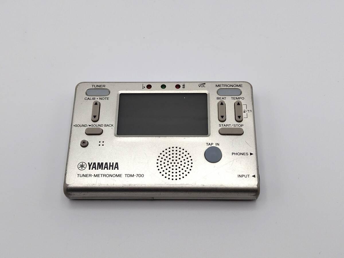 1円 YAMAHA ヤマハ TDM-700 TUNER-METRONOME チューナー メトロノーム 通電確認【2-782】の画像2