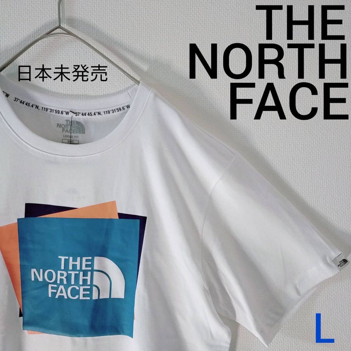 ノースフェイス THE NORTH FACE Tシャツ スクエアロゴ　ホワイト