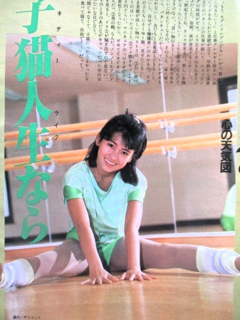 ♪中山美穂切り抜き58枚+ポスター他！国生さゆり南野陽子原田知世藤井一子中村繁之斉藤由貴西村知美小泉今日子芳本美代子昭和アイドルの画像3