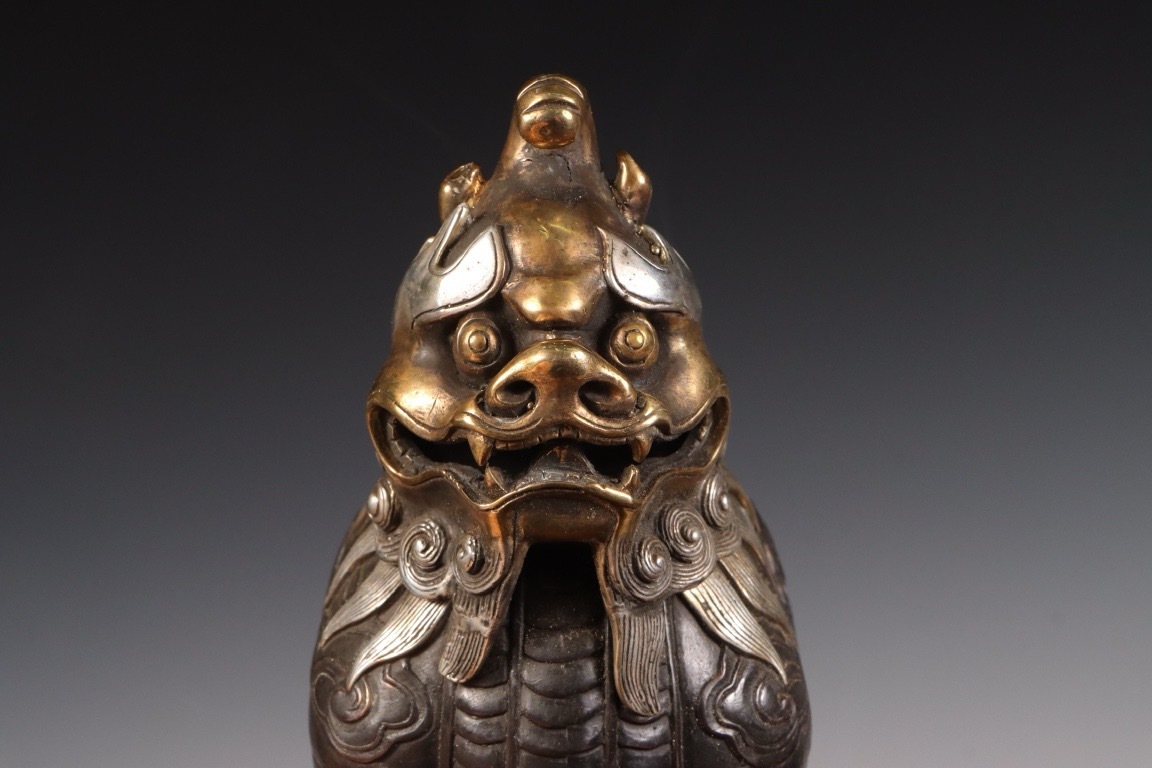 中国古美術 明時代 古銅獅子香炉 銅製 香炉 唐物 香道具 茶道具 置物 中国美術 獅子香炉 古銅 獅子 中国古玩 古物保