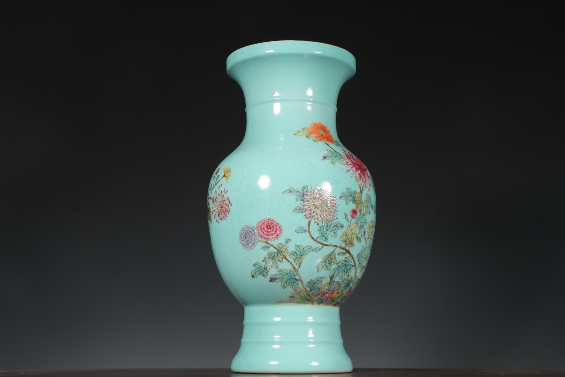 v old thing .v large Kiyoshi .. year made flour . vase weight 2016g. vessel vase old ceramics and porcelain old . thing superfine . ornament . case old . antique old ornament 