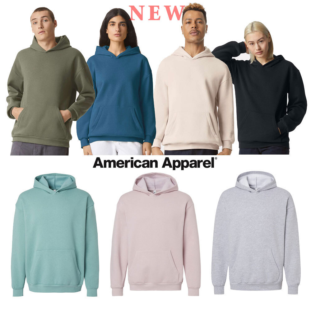 新商品　アメリカンアパレル　BLUSH　S　スウェット　パーカー　フーディ　男女兼用　ReFlex Fleece Hoodie AmericanApparel