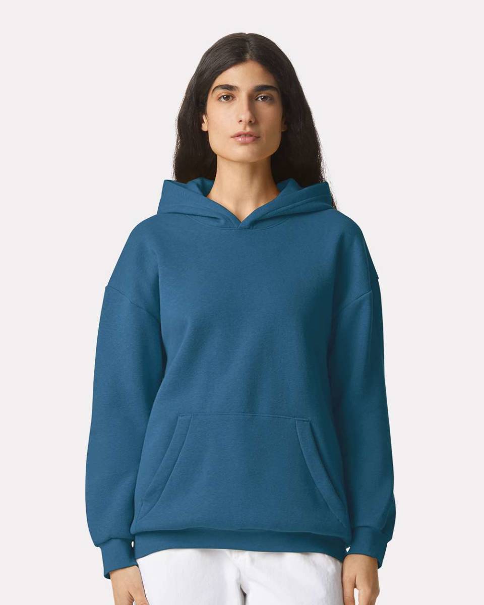 新商品　アメリカンアパレル　SEA BLUE　S　スウェット　パーカー　フーディ　男女兼用　ReFlex Fleece Hoodie AmericanApparel