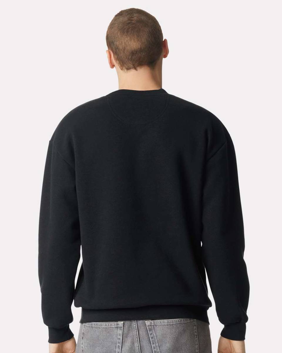 新商品　アメリカンアパレル　ブラック　L　スウェット　トレーナー　男女兼用　ReFlex Fleece Crewneck Sweatshirt AmericanApparel_画像4