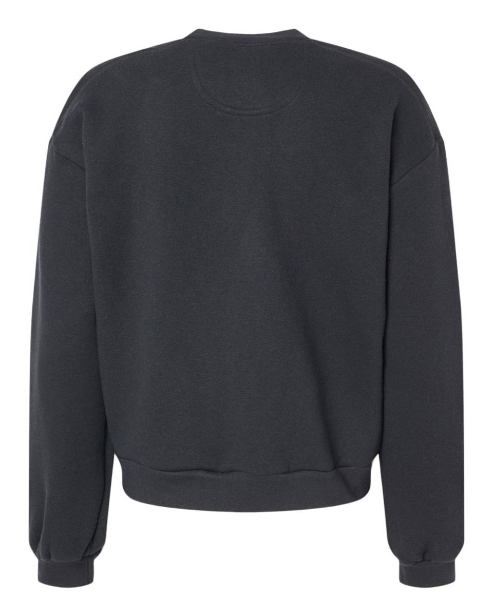 新商品　アメリカンアパレル　ブラック　M　レディース　スウェット　トレーナー　ReFlex Fleece Crewneck Sweatshirt AmericanApparel