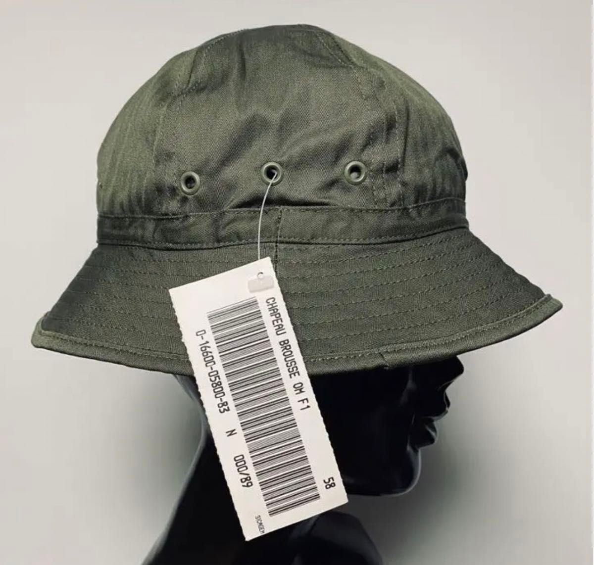 新品 FRENCH ARMY HBT BUSH HAT OLIVE 58cm☆