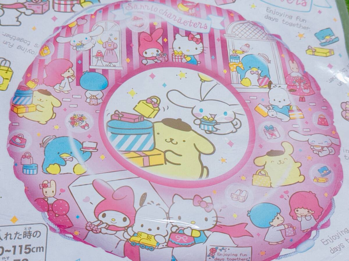 ★サンリオキャラクターズ 90ｃｍ 浮き輪 空気ビニール 空ビ ビニール風船 うきわ Inflatable Sanrio Characters SwimRing PoolToysの画像5