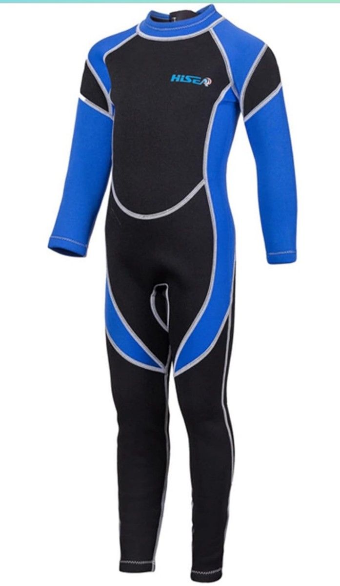 ウェットスーツ キッズ 2.5mm 水着 子供 サーフィン フルスーツ 保温 伸縮性 日焼け止め　120 水着 伸縮性