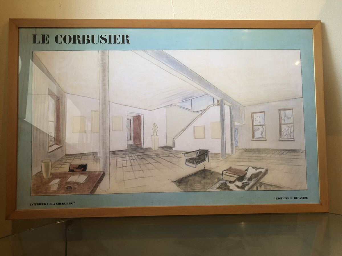 LE CORBUSIER ル コルビュジェ オフセットプリント フレーミング LE CORBUSIER ル コルビュジェ オフセットプリント フレーミング