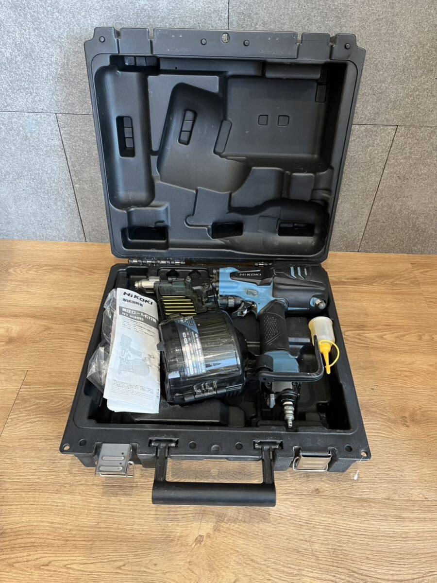 送料込★中古 Hikoki 高圧ピン釘打機 NV90HR2 の画像2