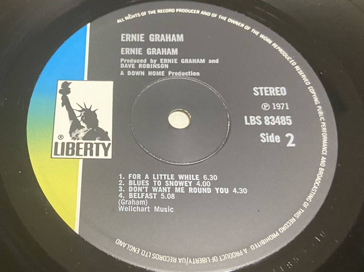 『ERNIE GRAHAM / same』英国SSW最高峰 米国憧憬溢れるスワンプパブロック極みの大傑作 71年ORIGの画像4